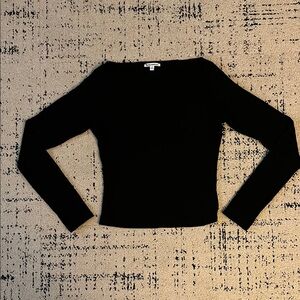 Black Long Sleeve Top